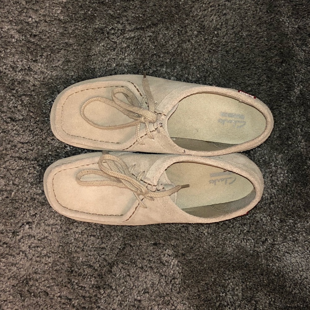 Clarks women’s suede wallabees